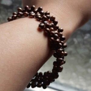 Genuine Pearl Wire Wrap Bracelet